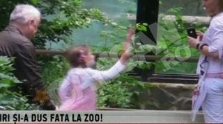 VIDEO Irinel Columbeanu a dus-o pe Irina la gradina zoologica! "Amandoi suntem foarte fericiti"