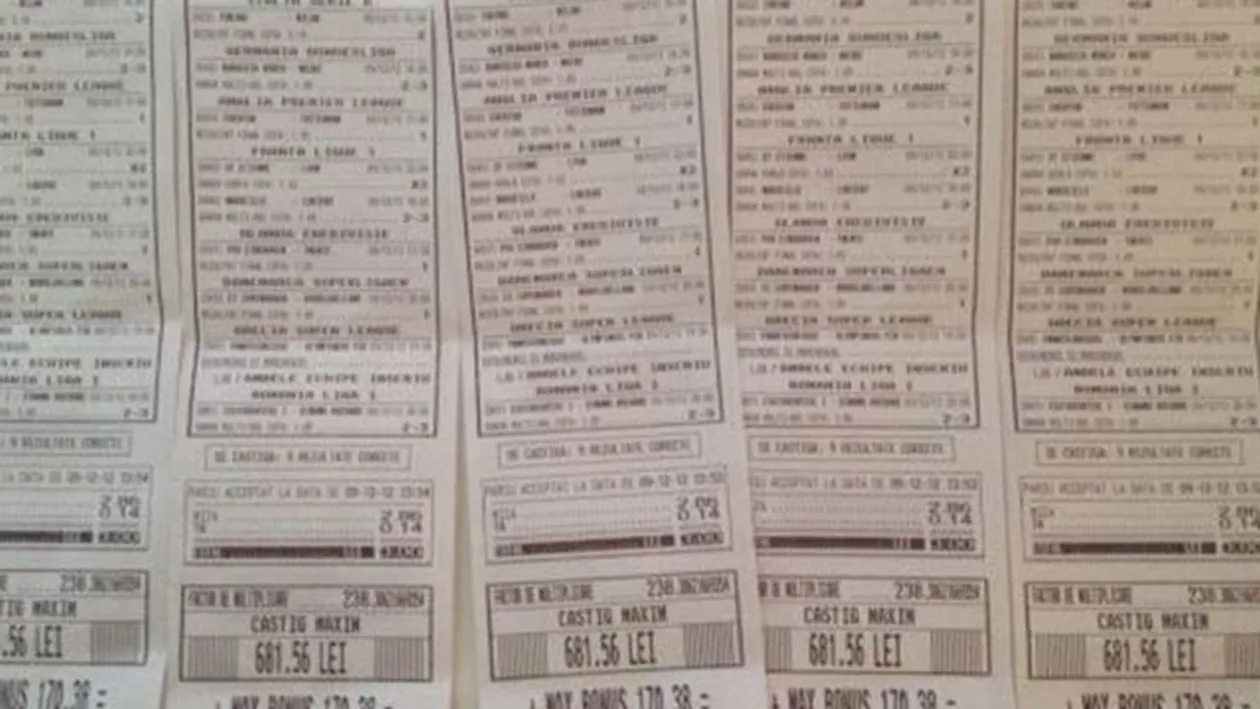 BOMBA ANULUI la PARIURI. A câştigat peste 80.000 DE LEI cu un bilet de 3 LEI