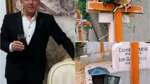 Imagini triste de la mormântul lui Costin Mărculescu. A fost uitat de toți prietenii