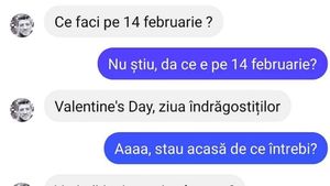 Bancul zilei, 14 februarie | Ce faci de Valentine's Day?