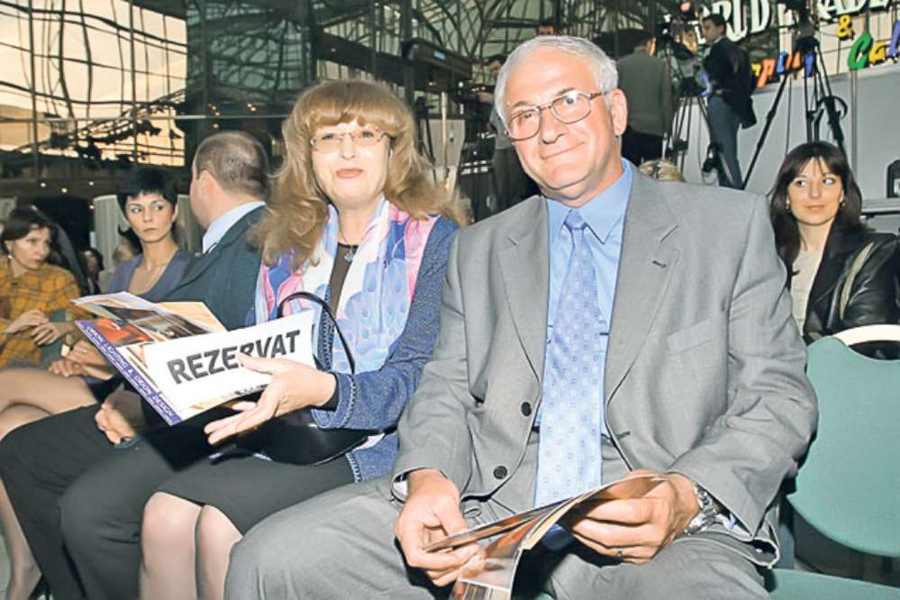 Angela Similea, alături de Victor Surdu