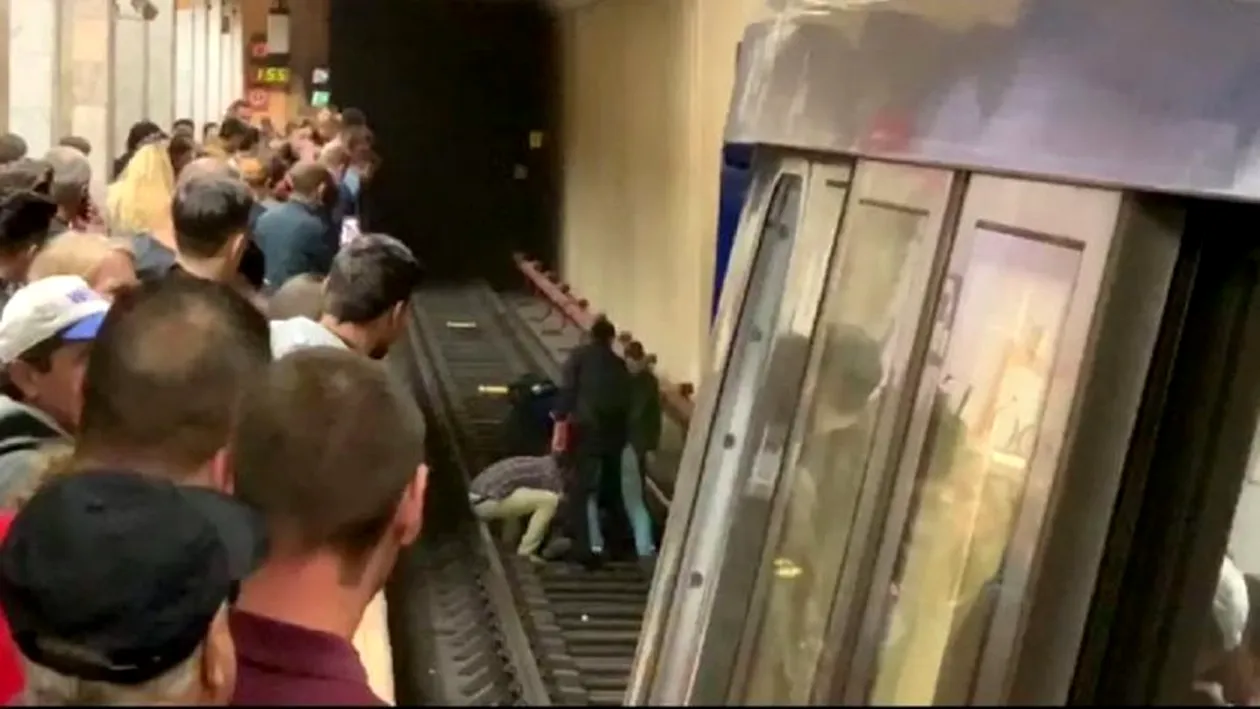 Alertă la metrou, după ce un bărbat a încercat să se sinucidă! A fost prins sub tren