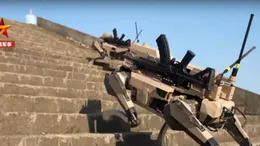 VIDEO China a prezentat cei mai noi roboți „lupi” militari care pot ataca în „haită”