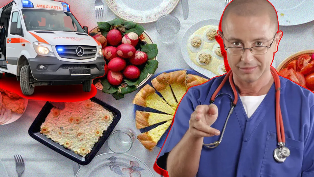 În ce ordine se mănâncă alimentele la masa de Paște ca să nu îți fie rău, potrivit dr. Tudor Ciuhodaru
