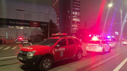 Incendiu la Promenada Mall din Capitală! Oamenii au fost evacuați de urgență