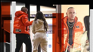 Face ”Videochatistul” încă o ”victimă”? Vlad Obu a anturat o brunetă pe Primăverii și a urcat cu ea în bloc! Se tatuează și ea cu numele lui?