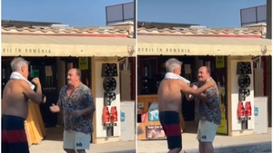 Romică Țociu l-a atacat pe Dan Bittman, iar rocker-ul a aruncat ochelarii și a ridicat pumnii! S-a întâmplat de față cu turiștii șocați, în Vama Veche