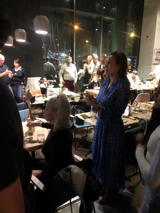 Maria Speranța s-a distrat pe cinste la restaurant, unde au concertat Diana Matei și Cleante