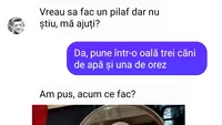 BANC | Cea mai tare rețetă de pilaf