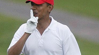 Barack Obama, la golf inainte de asasinarea lui Osama