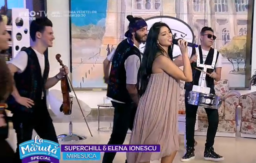 Elena Ionescu, sexy și provocatoare chiar dacă e însărcinată în șase luni. Cum arată rochia în care a strălucit la TV