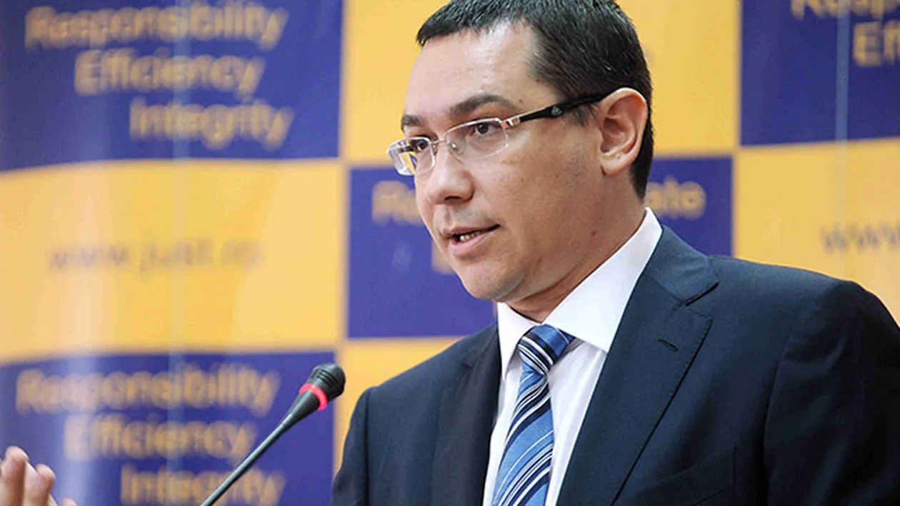 Victor Ponta : Ii multumesc domnului presedinte Emil Constantinescu pentru cuvintele frumoase si pentru sprijin