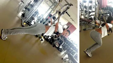 Are 35 de ani, dar trupul ei spune cu totul si cu totul altceva! Imagini aproape inexplicabile cu sotia lui Stelea