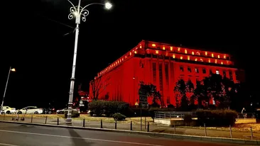 Palatul Victoria se iluminează în roșu pe 7 septembrie, concomitent cu eclipsa totală de Lună. Care este motivul