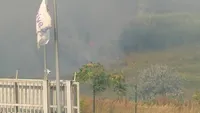 Incendiu de proporţii. Arde Delta Văcăreşti!