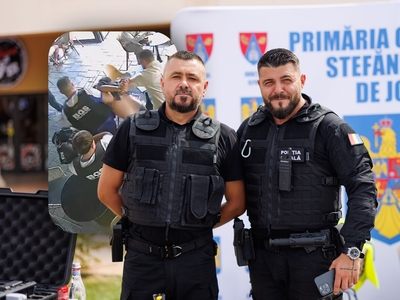 Ei sunt polițiștii care l-au prins pe bărbatul înarmat din Cosmopolis. Marinaș Mihnea și Gavrilă Gabriel au intervenit de urgență