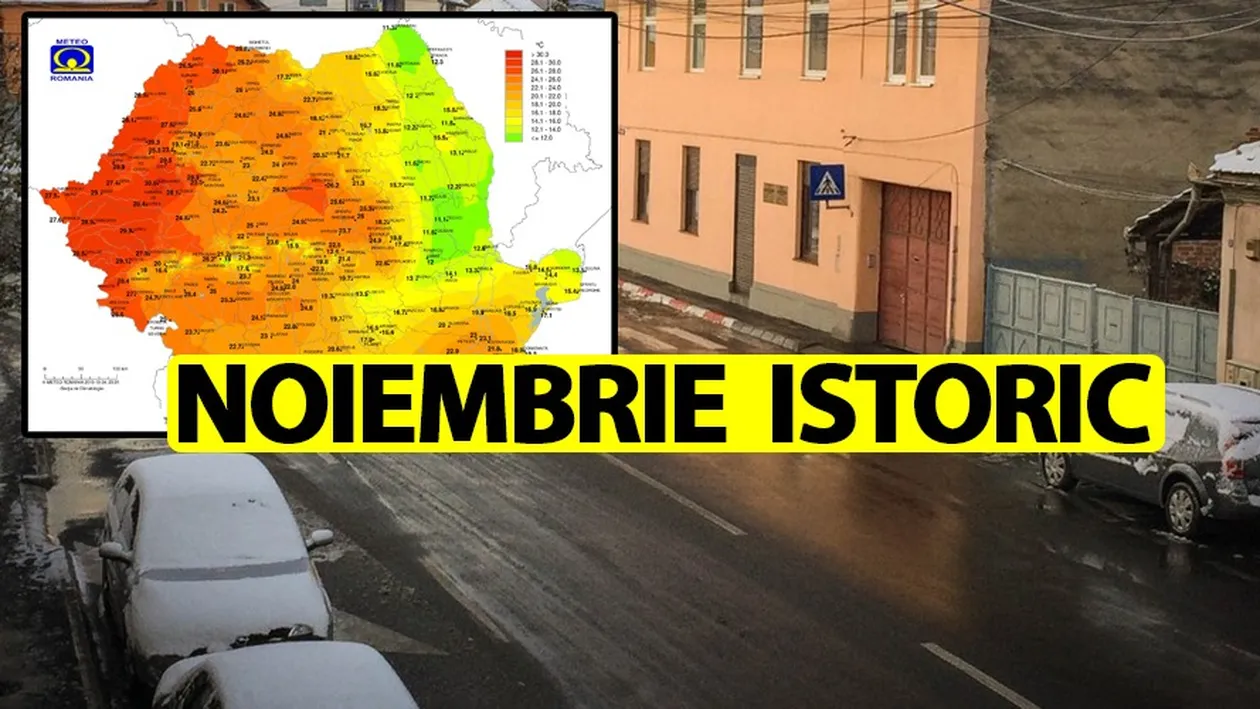 ANM anunță un noiembrie istoric în România. Fenomene meteo halucinante pentru luna noiembrie