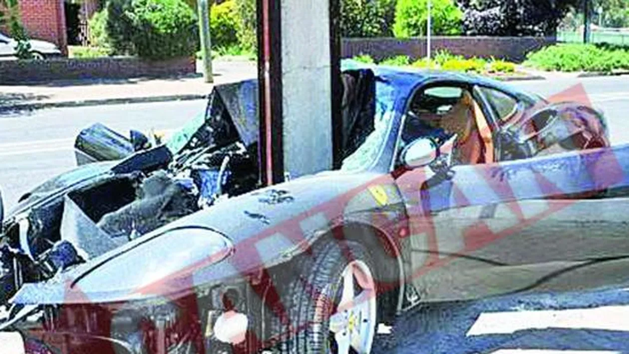 Au facut praf un Ferrari