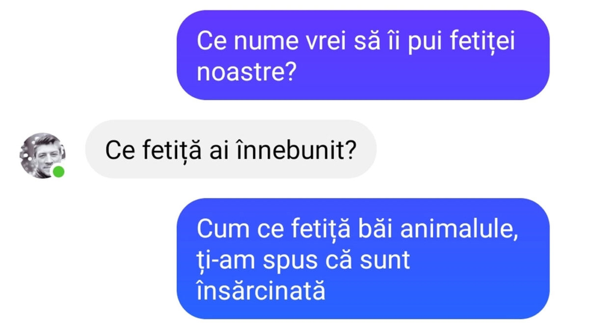 Bancul de weekend | "Ce nume vrei să îi pui fetiței noastre?"