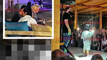 Tzancă Uraganu` își împarte weekendurile: a lăsat-o pe Marymar acasă și a făcut show cu Lambada la Mamaia!