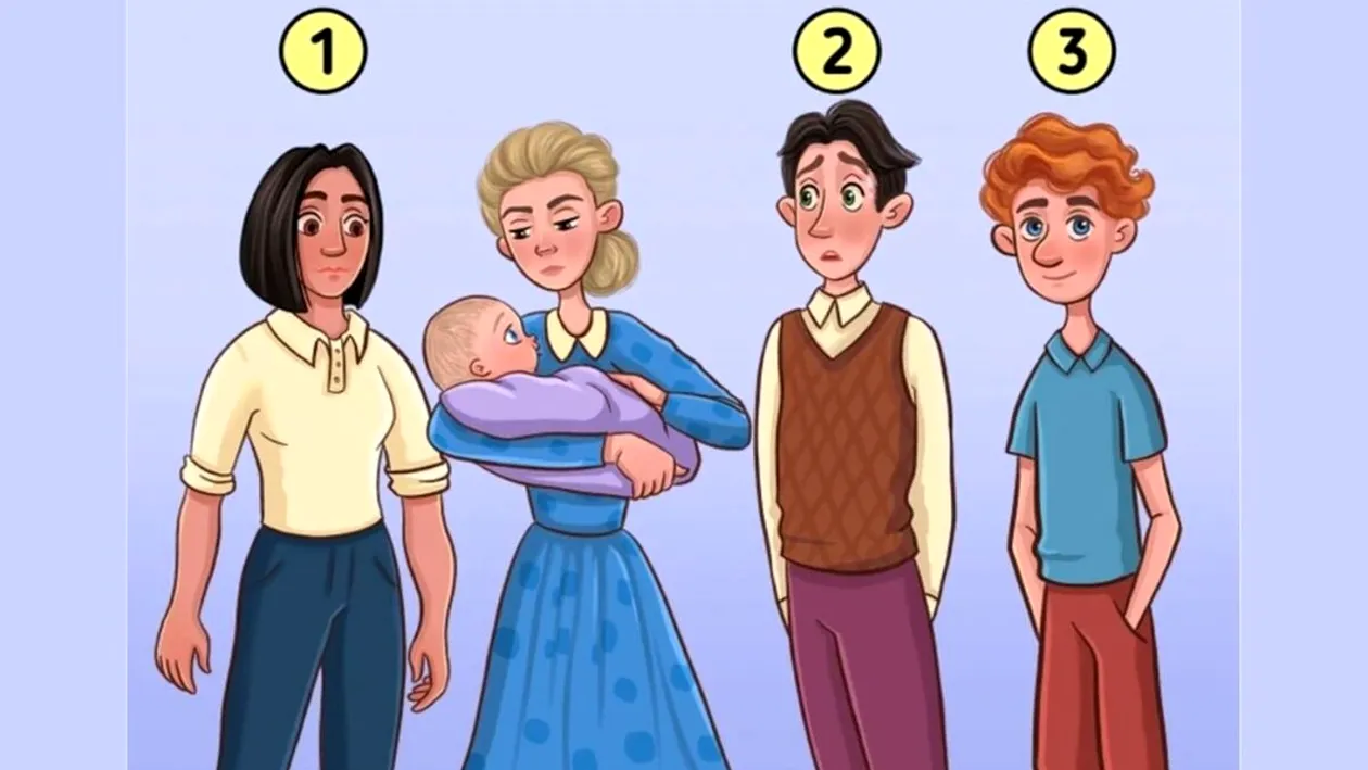 TEST IQ | Cine este tatăl bebelușului din imagine? Atenție la toate detaliile!