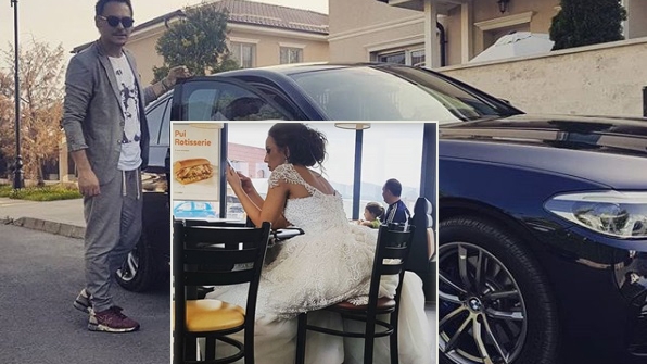 Răzvan Simion a pozat o mireasă singură într-un fast food, iar imaginile au devenit virale. La câteva ore, tânăra l-a sunat pe prezentator: “Dintr-odată, nu mai eram eu ciudatul”