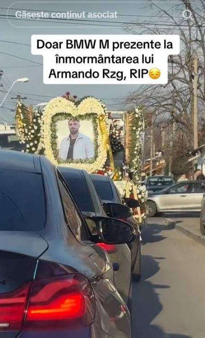 Imaginile durerii! Armando și Mihai au fost conduși pe ultimul drum. Zeci de bolizi au turat motoarele