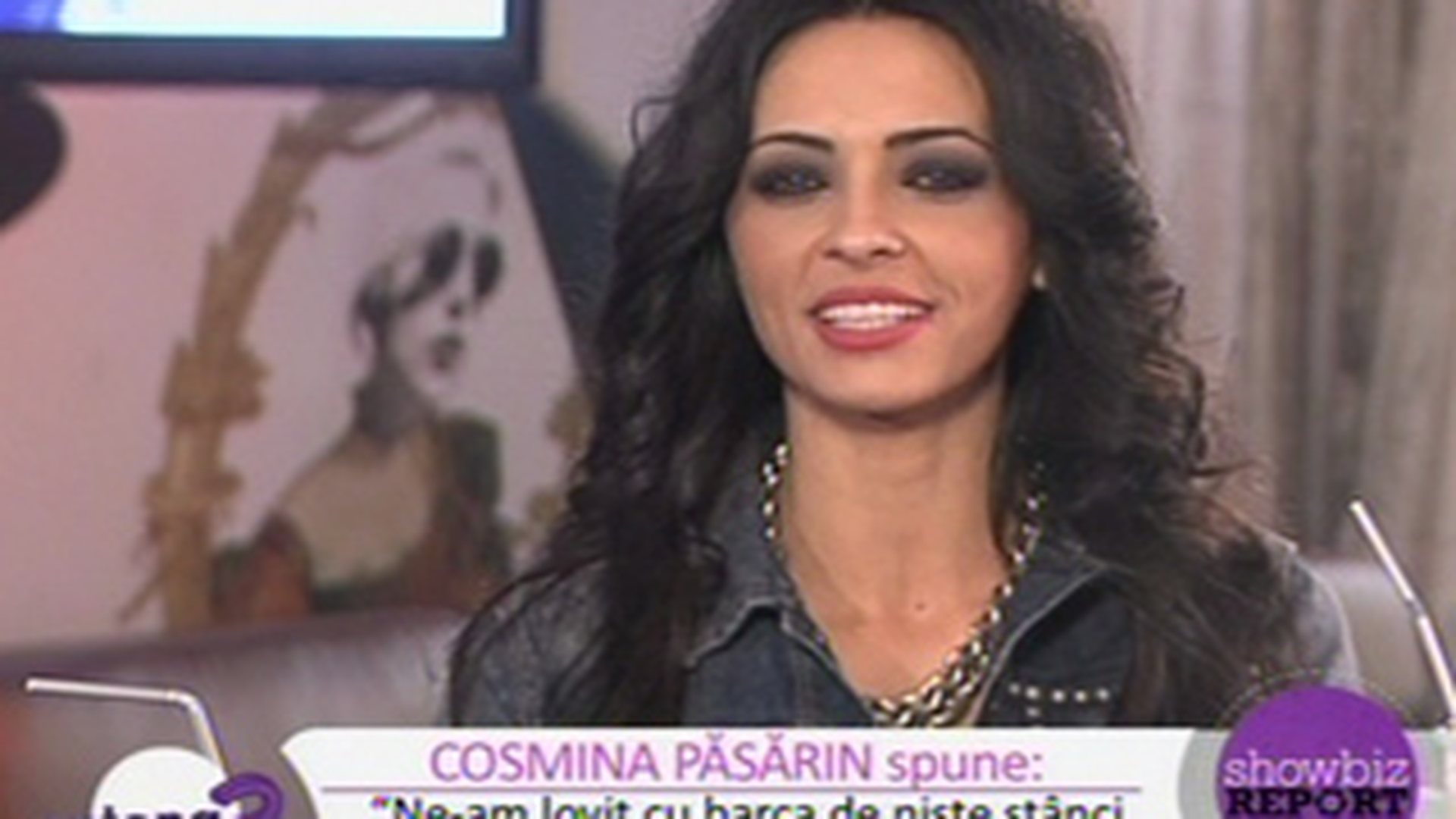 VIDEO Cosmina Pasarin, vacanta cu peripetii: "Ne-am lovit cu barca de niste stanci si de o alta barca cu italieni"