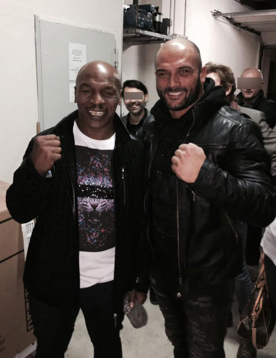 Mihăiţă Castet, alături de celebrul Mike Tyson