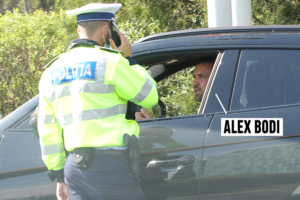 Alex Bodi a fost oprit pentru un control de rutină