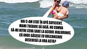 E mama (foto)model. Eba şi-a ”concediat” bona la mare!