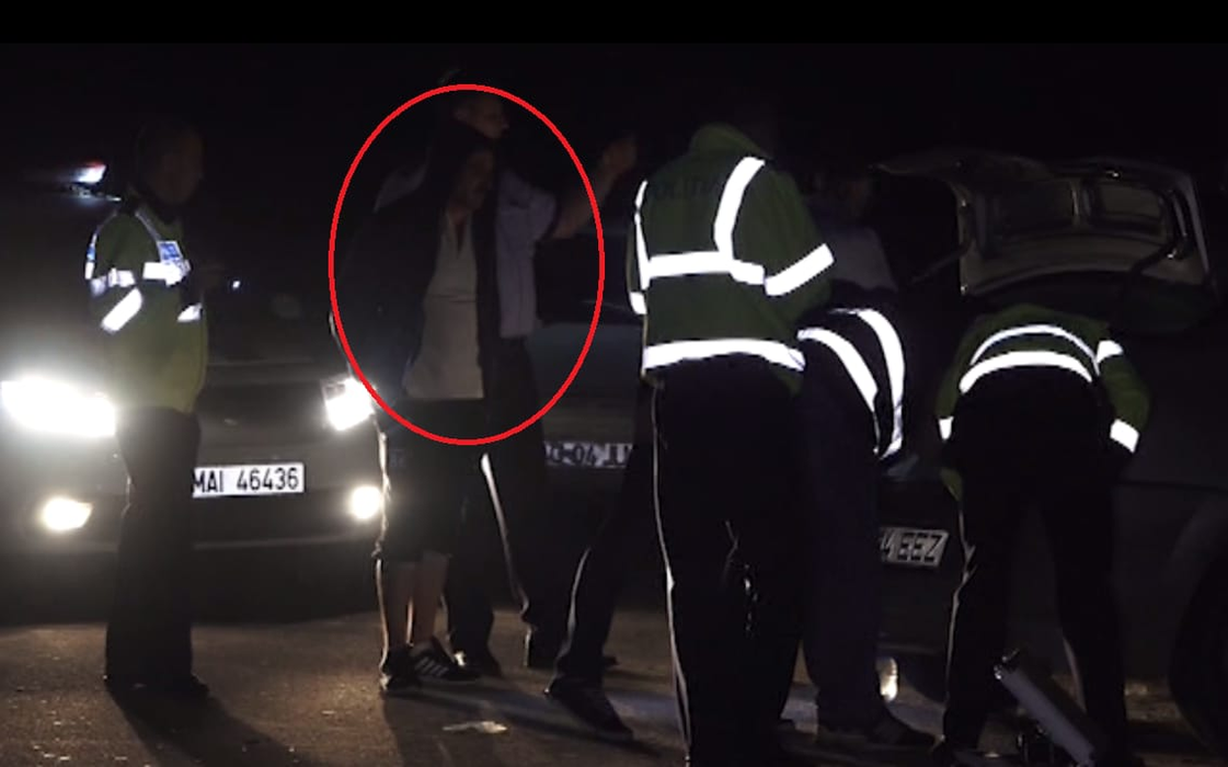 Bărbatul a fost reținut după urmărirea ca în filme