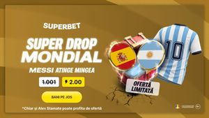(P) La Superbet ai Super Drop mondial, cu Messi erou principal