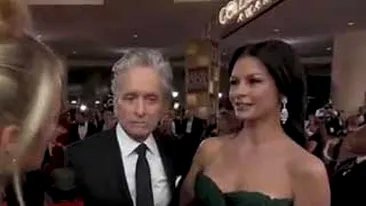 VIDEO Michael Douglas a fost ovationat la Globurile de Aur!