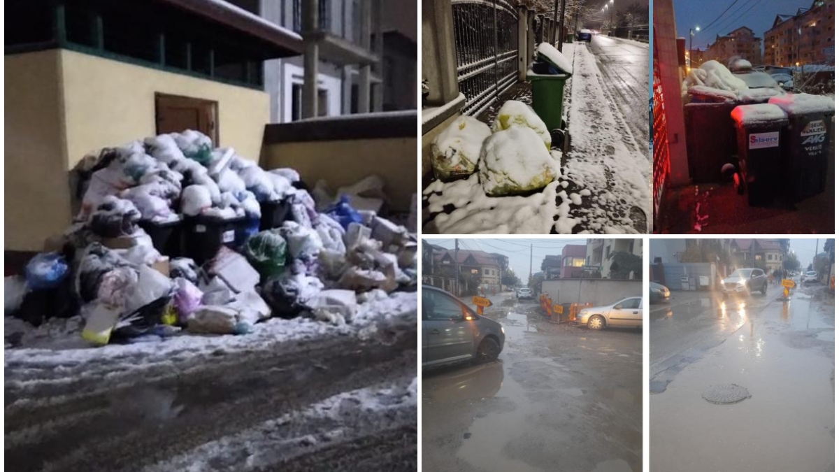 Bragadiru a devenit „împărăția gunoaielor”, în pragul Crăciunului. Locuitorii sunt revoltați: „Înotăm în noroaie”