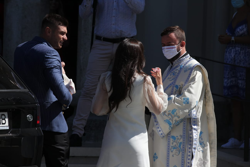 Theodora Becali și soțul ei și-au botezat fetița