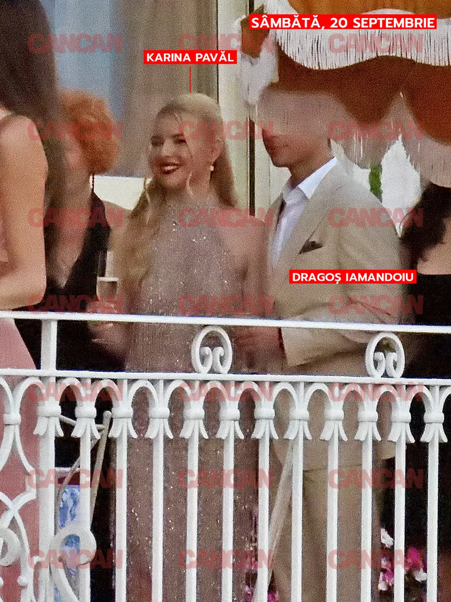 Moștenitoarea imperiului Dedeman și Dragoș Iamandoiu la petrecerea dinaintea nunții