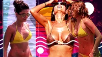 Top 30 sexy-vedete cărora le-a “evadat” bustul din costumul de baie. Gina Pistol, Iuliana Luciu și Alina Pușcaș sunt doar trei nume sonore din clasament