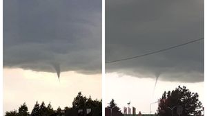 Explicația fenomenului straniu care a apărut ieri pe cer. Mulți au crezut că e tornadă, dar realitatea e alta