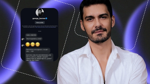 În timp ce Andreea Bălan se căsătoarea, fostul soț și-a încercat norocul cu o antreprenoare. Ce mesaj i-a scris George Burcea unei urmăritoare care l-a făcut “pierzător”