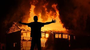 Scene de groază în Galați. Un bărbat și-a incendiat soția cu benzină