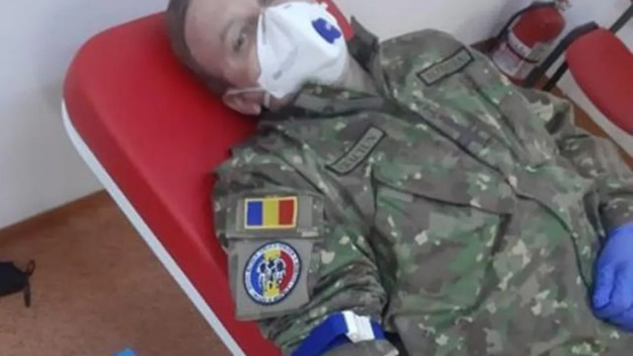 Un militar sucevean, infectat cu coronavirus, a donat plasmă pentru bolnavi: ”Fac un apel la toți...”
