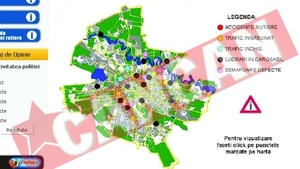 Politia a lansat harta rutiera a capitalei
