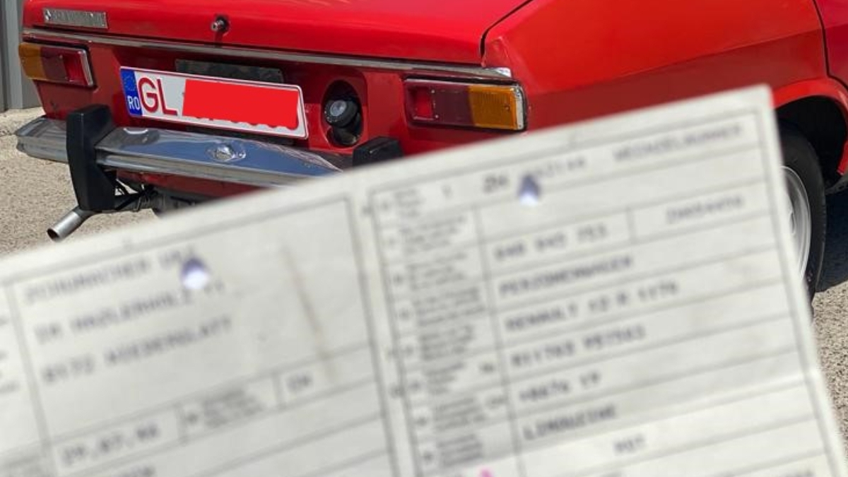 Cum arată mașina care i-a înnebunit pe inspectorii RAR. „Bijuteria” n-a mai fost condusă de 4 decenii