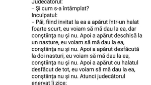BANC | "Eu voiam să mă dau la ea, dar conștiința: nu și nu!"