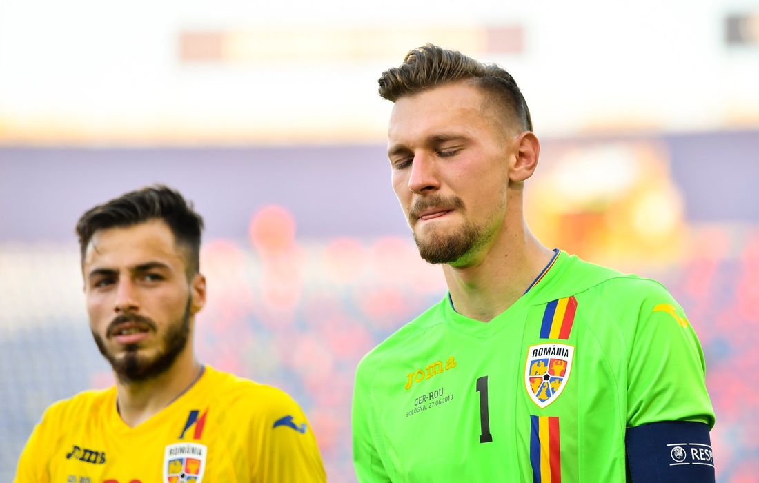 Iubita lui Cristi Manea, în tribune la meciul României U21 cu Germania. Cum arată Andreea la câteva zile după ce a fost bătută de un suporter