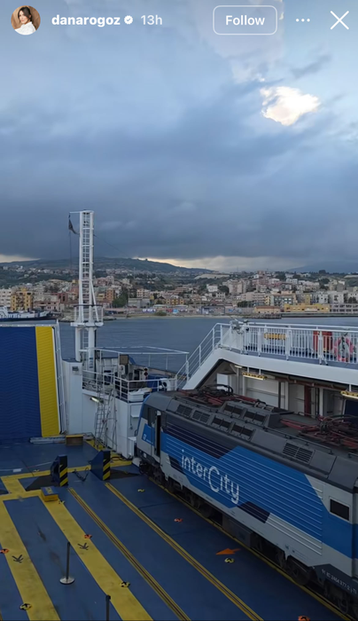 Experiență de neuitat pentru Dana Rogoz în Italia. A trecut marea cu trenul