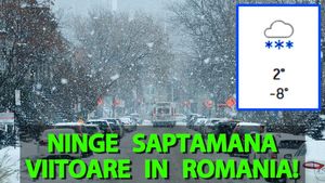 Ninge săptămâna viitoare în România! Pe ce dată vin ninsorile, potrivit meteorologilor Accuweather