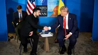 Cum s-a îmbrăcat Volodimir Zelenksi la întâlnirea cu Donald Trump și Nicușor Dan. Toate privirile s-au întors către el