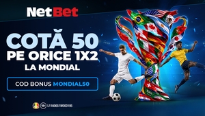 (P) Cota 50 la orice pariu 1X2 pe Mondial